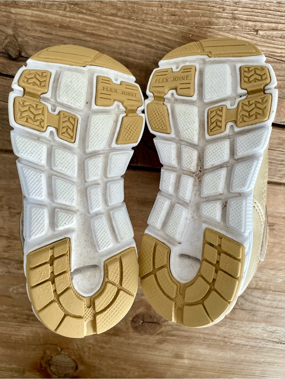 Tsukihoshi: Metallic Gold and Satin Bronze Toddlers Sneakers - Picture 6 of 16